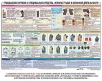 Плакат "Гражданское оружие и спецсредства, используемые в охранной деятельности" - fgospostavki.ru - Ярославль