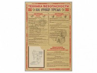 Стенд-уголок "Техника безопасности на уроках труда" - fgospostavki.ru - Ярославль