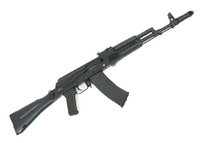 Массогабаритный лазерный макет автомат Калашникова АК-74 со встроенным лазерным модулем и аккумуляторной батареей - fgospostavki.ru - Ярославль