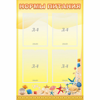 Стенд "Нормы питания" - fgospostavki.ru - Ярославль
