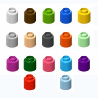  Элемент конструктора одиночный одноцветный Color Blocks 100 штук - fgospostavki.ru - Ярославль