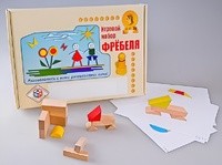 Игровой набор Фребеля "Конструктор деревянный без соединений-1" (Серия "Эксперимент") - fgospostavki.ru - Ярославль