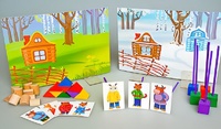 Игровой набор Фребеля "Заюшкина избушка" (серия "Сказочный мир". Выпуск 1) - fgospostavki.ru - Ярославль