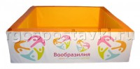 Бассейн "Вообразилия" квадратный с шелкографией - fgospostavki.ru - Ярославль