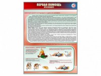 Стенд "Первая помощь при пожаре" - fgospostavki.ru - Ярославль