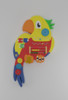 Бизиборд «Разноцветный попугай» - fgospostavki.ru - Ярославль