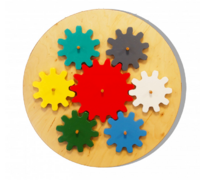 Бизиборд «Цветные шестеренки» - fgospostavki.ru - Ярославль