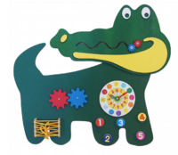 Бизиборд «Зеленый крокодил» - fgospostavki.ru - Ярославль