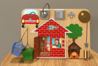 Настенная панель «Загородный домик» - fgospostavki.ru - Ярославль