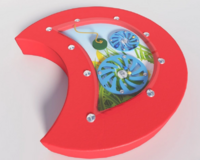 Настенный игровой модуль в виде части гусеницы с весами - fgospostavki.ru - Ярославль