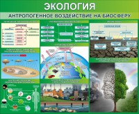 Стенд "Экология. Антропогенное воздействие на биосферу" - fgospostavki.ru - Ярославль