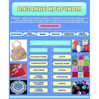 Стенд "Вязание крючком" - fgospostavki.ru - Ярославль