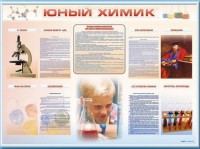 Стенд-уголок "Юный химик" - fgospostavki.ru - Ярославль
