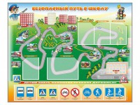 Стенд "Безопасный путь в школу" с комплектом сменных карточек - fgospostavki.ru - Ярославль