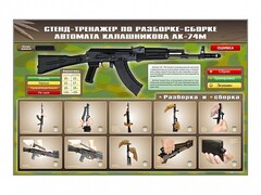 Стенд-тренажер по сборке-разборке автомата Калашникова АК-74М - fgospostavki.ru - Ярославль