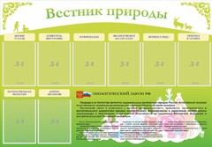 Стенд "Вестник природы" Вариант 4 - fgospostavki.ru - Ярославль
