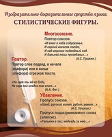 Стенд "Стилистические фигуры" Вариант 1 - fgospostavki.ru - Ярославль