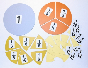 Набор магнитных карточек "Доли и дроби - 3" - fgospostavki.ru - Ярославль