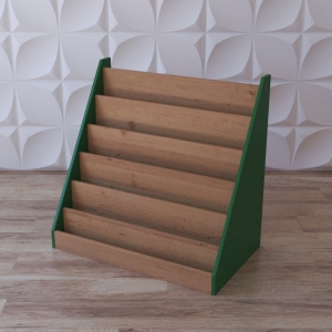 Стеллаж-витрина для книг "Познавательная горка" - fgospostavki.ru - Ярославль