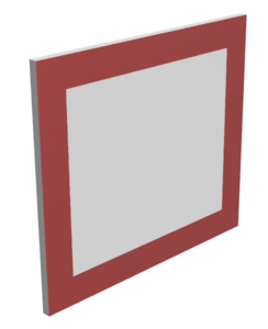 Щит баскетбольный навесной на шведскую стенку (ламинированная фанера), размер 400х450 миллиметров - fgospostavki.ru - Ярославль