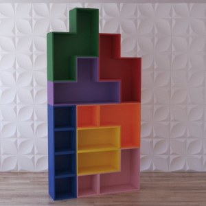 Стеллаж для игрушек "Цветная стройка" - fgospostavki.ru - Ярославль