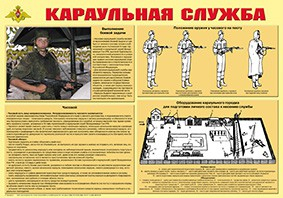 Плакат "Караульная служба" - fgospostavki.ru - Ярославль