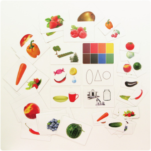 Набор магнитных карточек "Загадки-отрицания". Плоды - fgospostavki.ru - Ярославль