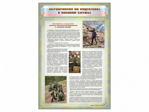 Стенд "Мероприятия обязательной подготовки граждан к военной службе" - fgospostavki.ru - Ярославль