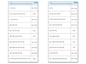 Комплект карточек (10) "Обучающий калейдоскоп. Умножение на 7, 8 и 9" - fgospostavki.ru - Ярославль