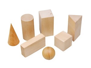 Набор "Тела геометрические" (деревянные) - fgospostavki.ru - Ярославль