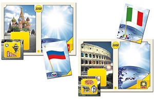 Настольно-печатная игра "Флаги стран мира 1. Европа" - fgospostavki.ru - Ярославль