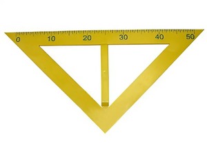 Угольник классный пластмассовый (45 и 45 градусов) - fgospostavki.ru - Ярославль