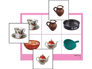 Логопедическое лото "Посуда" (4 планшета, 24 карточки, цветное, ламинированное) - fgospostavki.ru - Ярославль