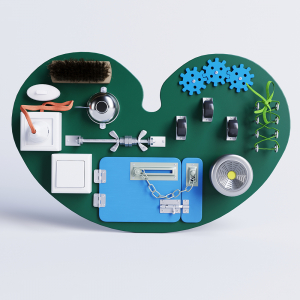 Бизиборд «Зеленое сердце» - fgospostavki.ru - Ярославль