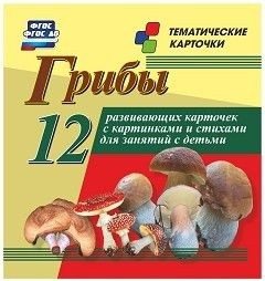 Тематические карточки "Грибы" - fgospostavki.ru - Ярославль