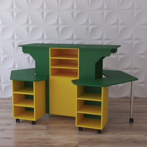 Модульный стеллаж "Весёлые занятия" - fgospostavki.ru - Ярославль