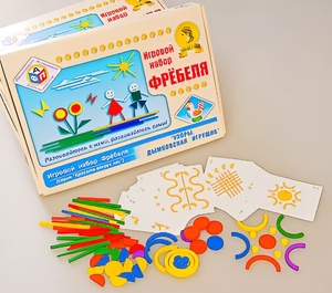 Игровой набор Фребеля "Узоры. Дымковская игрушка" (серия "Красота вокруг нас") - fgospostavki.ru - Ярославль