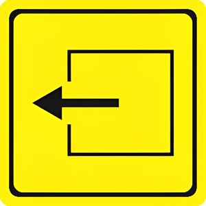 Тактильный знак (выход из помещения) 150х150 - fgospostavki.ru - Ярославль