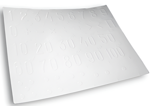 Пособие для слабовидящих детей - Сигнальные карточки по математике - fgospostavki.ru - Ярославль