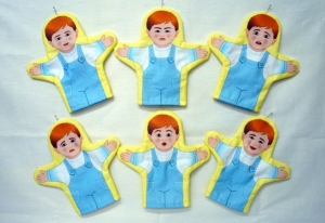 Набор рукавичек "Эмоции (мальчики)" 6 штук - fgospostavki.ru - Ярославль