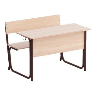 Парта (Место учебное) на круглой трубе - fgospostavki.ru - Ярославль