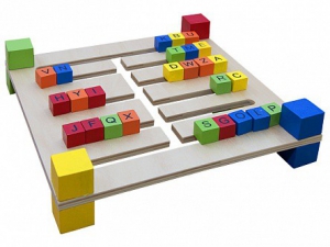 Фронтальное наглядное игровое пособие "Двухсторонний английский алфавит" - fgospostavki.ru - Ярославль