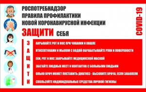 Плакат "Правила профилактики коронавируса" - fgospostavki.ru - Ярославль