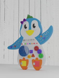 Бизиборд «Радостный пингвин» - fgospostavki.ru - Ярославль