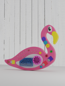 Бизиборд «Розовый фламинго» - fgospostavki.ru - Ярославль