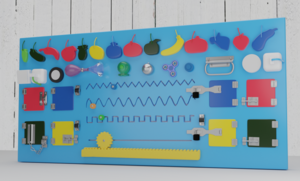 Бизиборд «Фрукты и овощи» - fgospostavki.ru - Ярославль