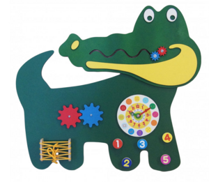 Бизиборд «Зеленый крокодил» - fgospostavki.ru - Ярославль