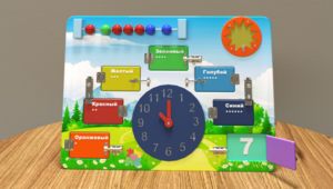 Настенная панель «Изучение цифр и цветов» - fgospostavki.ru - Ярославль