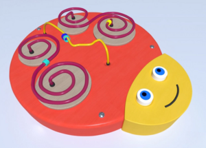 Настенный игровой элемент в виде головы гусеницы - fgospostavki.ru - Ярославль