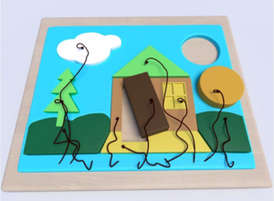 Настенная панель «Домик» - fgospostavki.ru - Ярославль